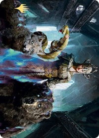 Kolvori, God of Kinship Art Card (Gold-Stamped Signature) [Kaldheim Art Series] | Local Legends