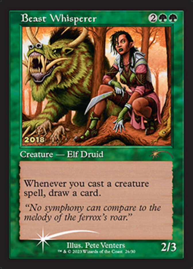 Beast Whisperer [30th Anniversary Promos] | Golgari Games