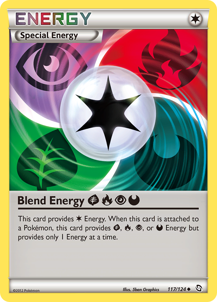 Blend Energy GrassFirePsychicDarkness (117/124) [Black & White: Dragons Exalted] | Golgari Games