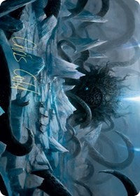 Icebreaker Kraken Art Card (Gold-Stamped Signature) [Kaldheim Art Series] | Local Legends