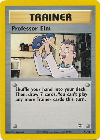 Professor Elm (96/111) [Neo Genesis Unlimited] | Golgari Games