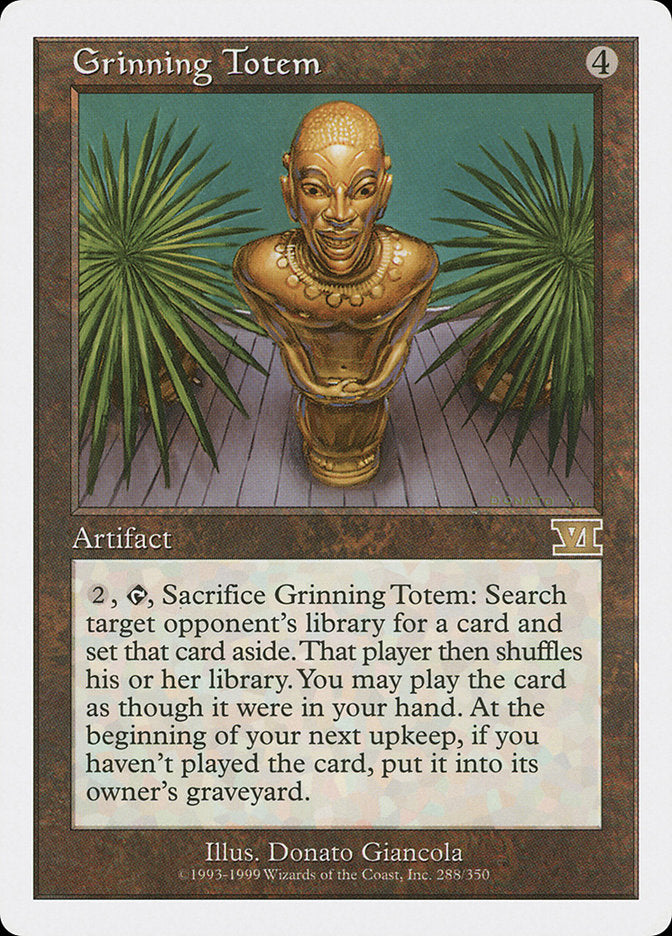 Grinning Totem [Classic Sixth Edition] | Golgari Games