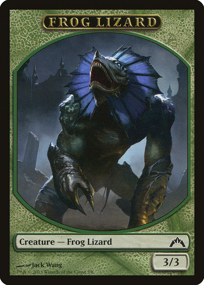 Frog Lizard Token [Gatecrash Tokens] | Golgari Games