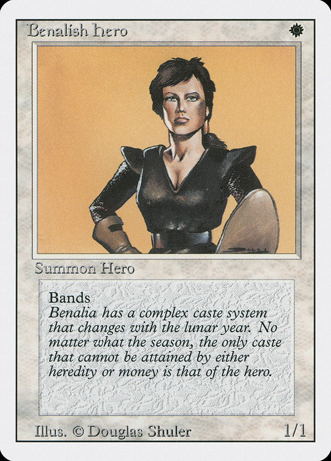 Benalish Hero [Revised Edition] | Golgari Games