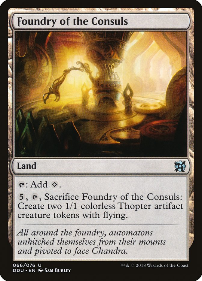 Foundry of the Consuls [Duel Decks: Elves vs. Inventors] | Local Legends