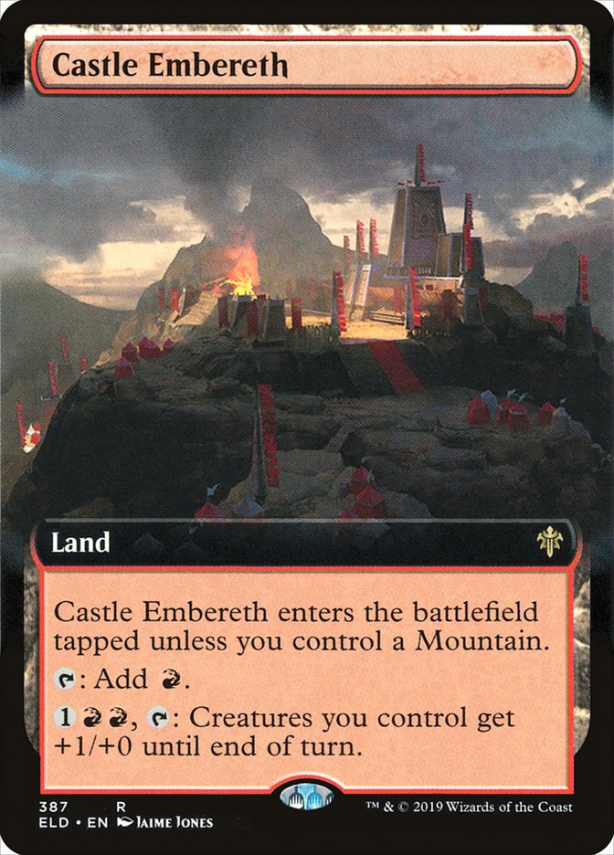 Castle Embereth (Extended Art) [Throne of Eldraine] | Golgari Games