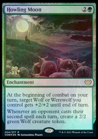 Howling Moon [Innistrad: Crimson Vow Prerelease Promos] | Golgari Games