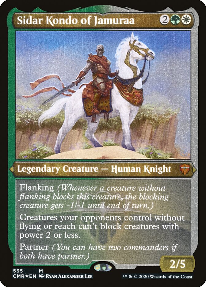 Sidar Kondo of Jamuraa (Etched) [Commander Legends] | Local Legends