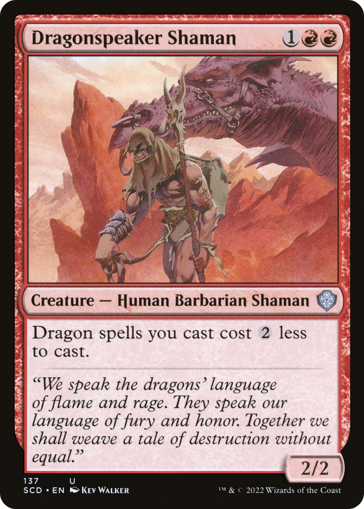 Dragonspeaker Shaman [Starter Commander Decks] | Local Legends