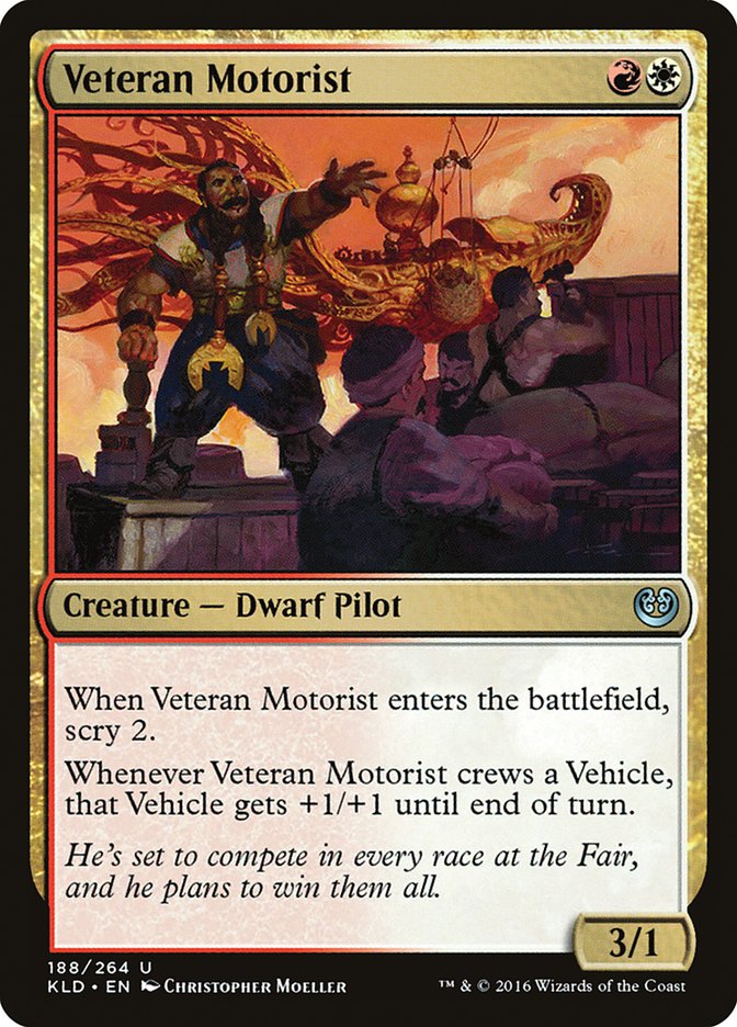 Veteran Motorist [Kaladesh] | Golgari Games