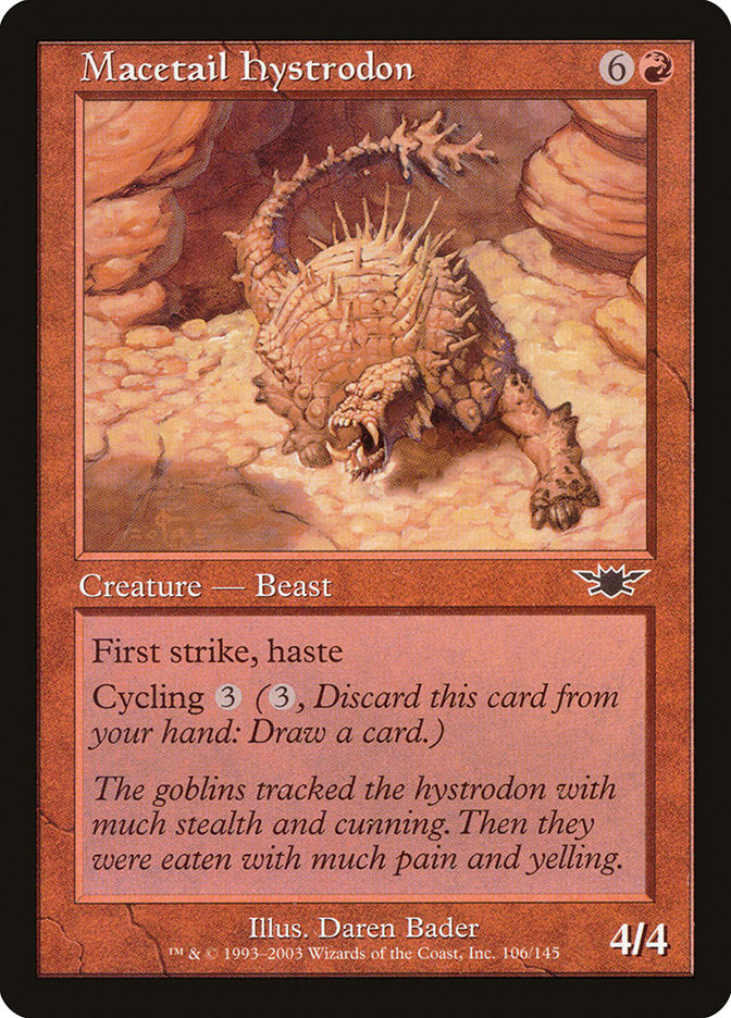 Macetail Hystrodon [Legions] | Local Legends