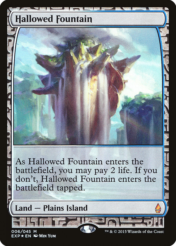 Hallowed Fountain [Zendikar Expeditions] | Golgari Games