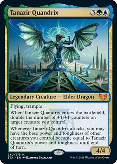 Tanazir Quandrix (Promo Pack) [Strixhaven: School of Mages Promos] | Golgari Games