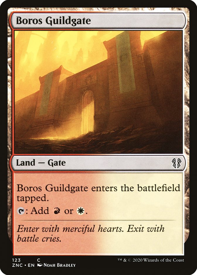 Boros Guildgate [Zendikar Rising Commander] | Golgari Games