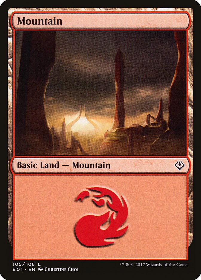 Mountain (105) [Archenemy: Nicol Bolas] | Local Legends