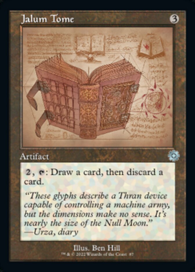 Jalum Tome (Retro Schematic) [The Brothers' War Retro Artifacts] | Local Legends