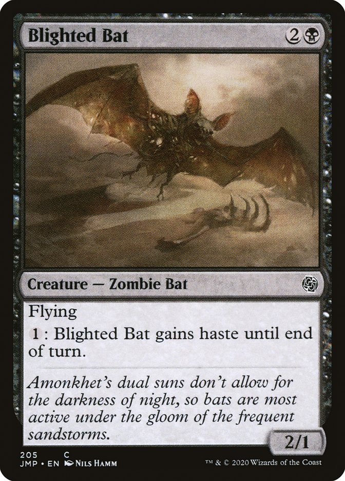 Blighted Bat [Jumpstart] | Golgari Games