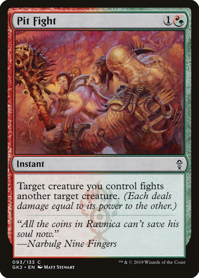 Pit Fight [Ravnica Allegiance Guild Kit] | Local Legends