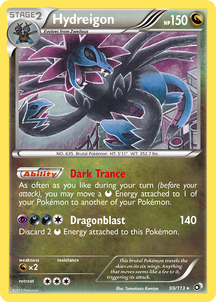 Hydreigon (99/113) [Black & White: Legendary Treasures] | Golgari Games