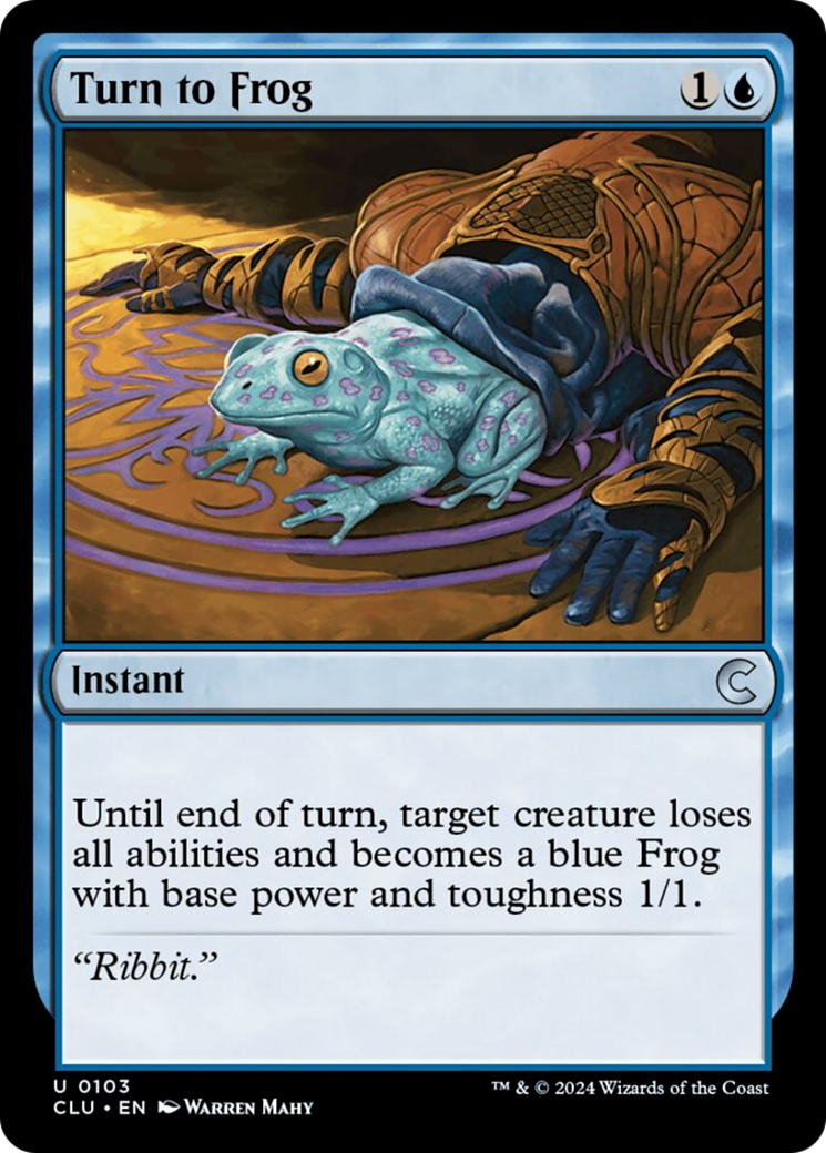 Turn to Frog [Ravnica: Clue Edition] | Local Legends