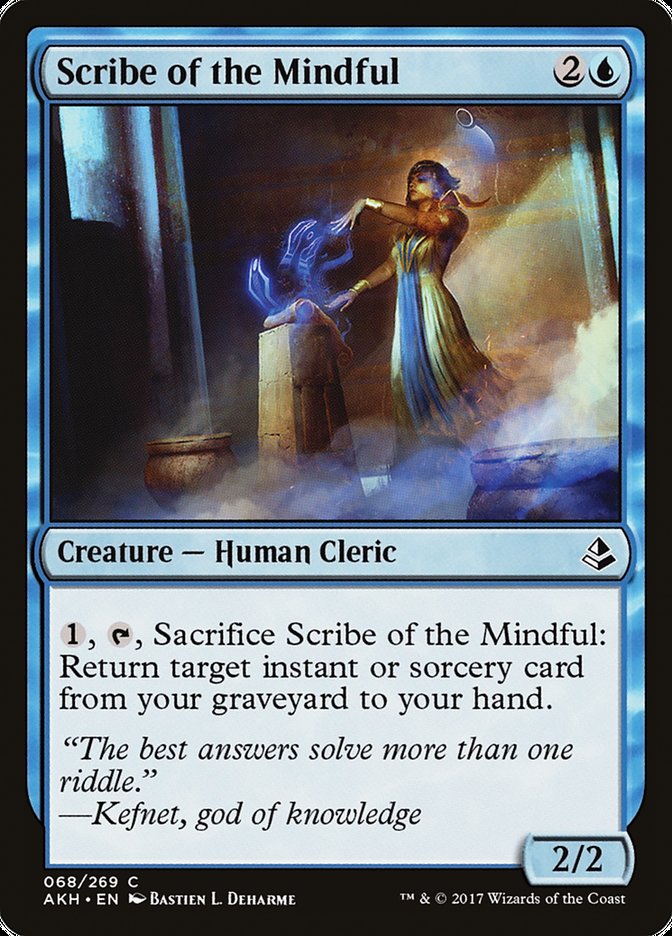 Scribe of the Mindful [Amonkhet] | Golgari Games