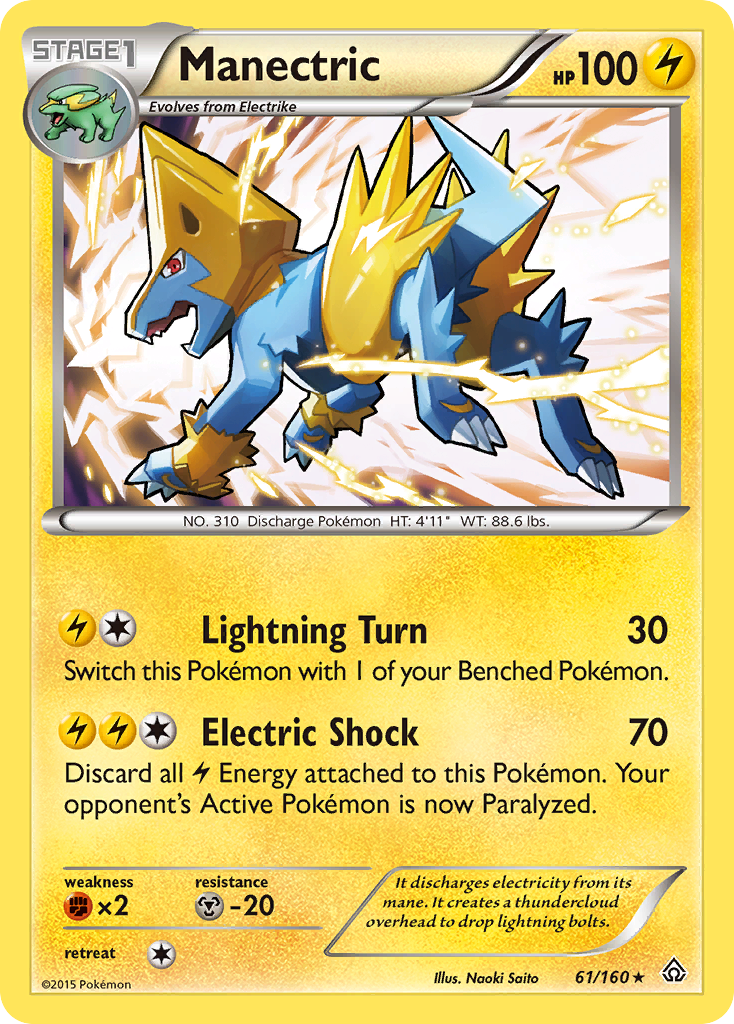 Manectric (61/160) [XY: Primal Clash] | Golgari Games