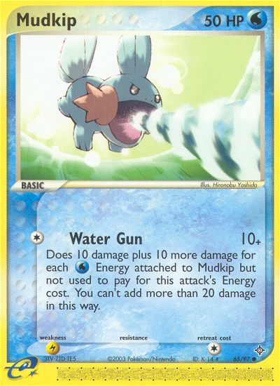 Mudkip (65/97) [EX: Dragon] | Golgari Games