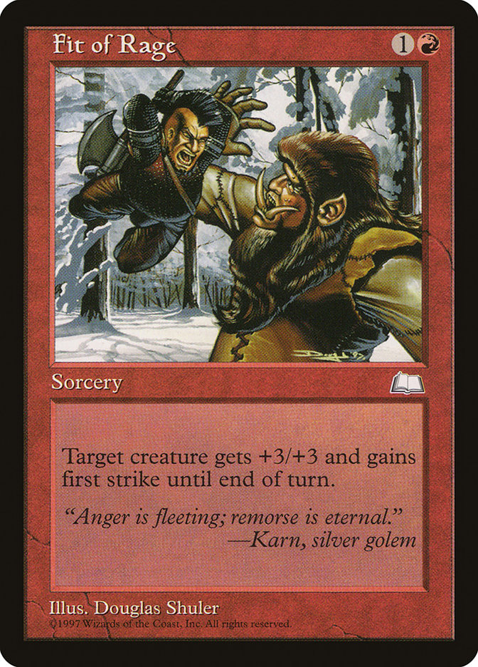 Fit of Rage [Weatherlight] | Local Legends