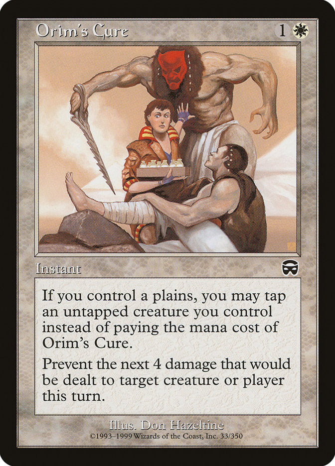 Orim's Cure [Mercadian Masques] | Local Legends
