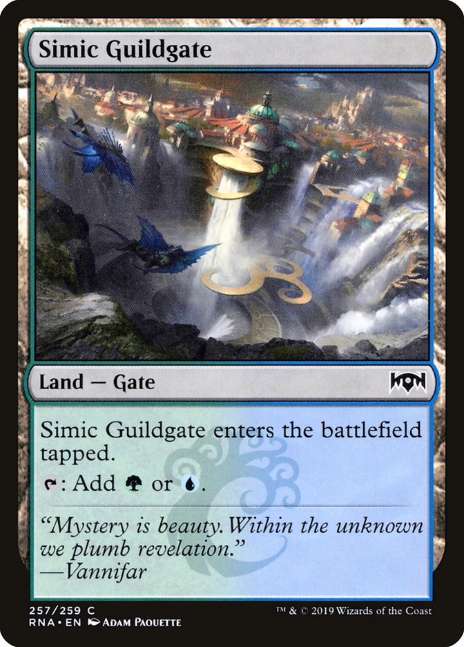 Simic Guildgate (257/259) [Ravnica Allegiance] | Golgari Games