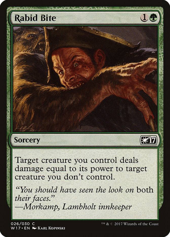 Rabid Bite [Welcome Deck 2017] | Local Legends
