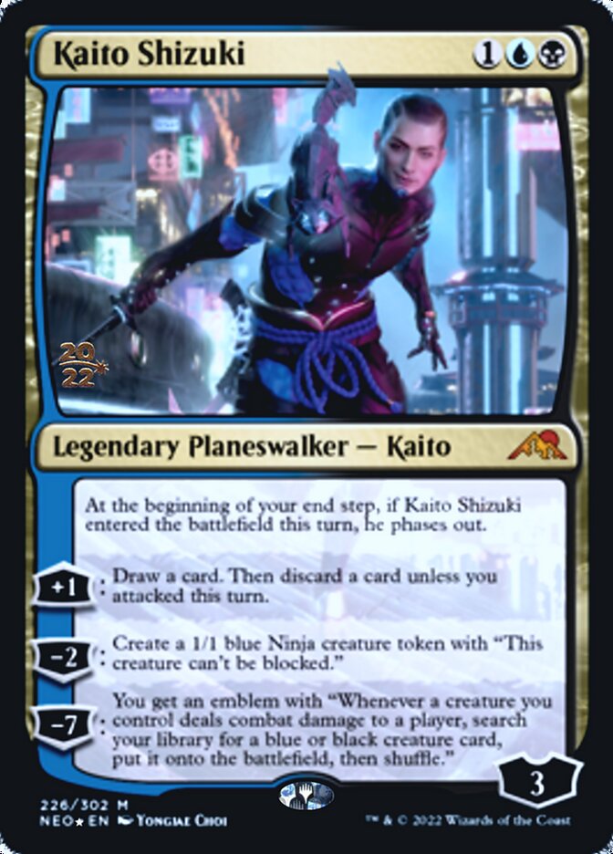 Kaito Shizuki [Kamigawa: Neon Dynasty Prerelease Promos] | Golgari Games