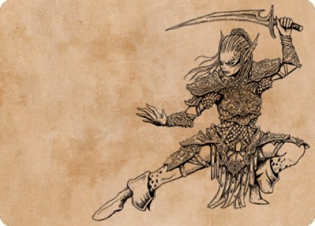 Lae'zel, Vlaakith's Champion Art Card [Commander Legends: Battle for Baldur's Gate Art Series] | Local Legends