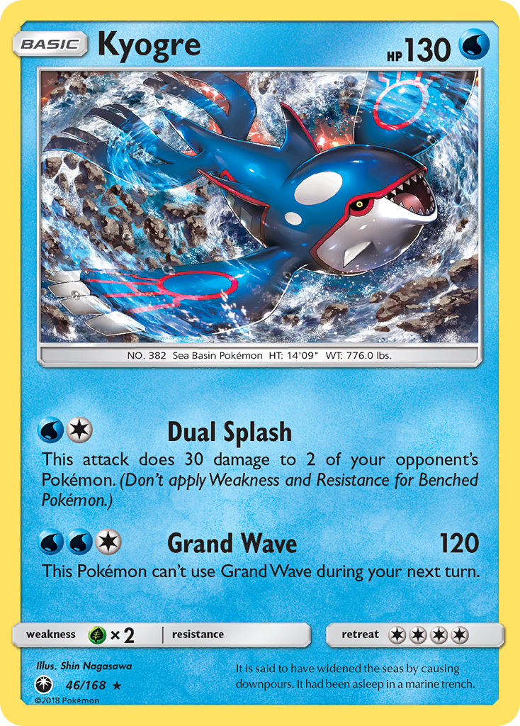 Kyogre (46/168) [Sun & Moon: Celestial Storm] | Golgari Games