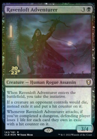 Ravenloft Adventurer [Commander Legends: Battle for Baldur's Gate Prerelease Promos] | Golgari Games