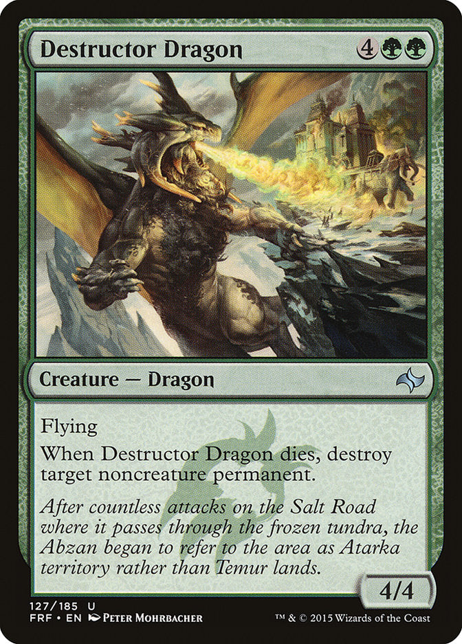 Destructor Dragon [Fate Reforged] | Golgari Games