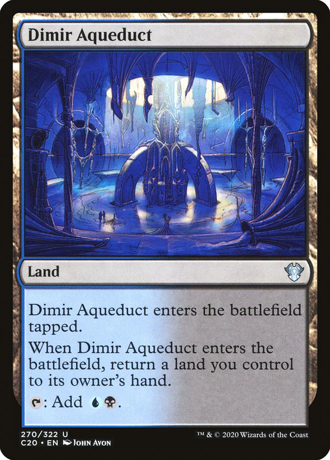Dimir Aqueduct [Commander 2020] | Local Legends