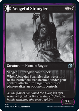 Vengeful Strangler // Strangling Grasp [Innistrad: Double Feature] | Golgari Games