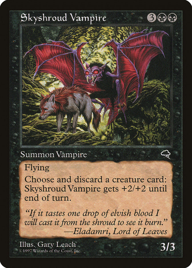 Skyshroud Vampire [Tempest] | Golgari Games