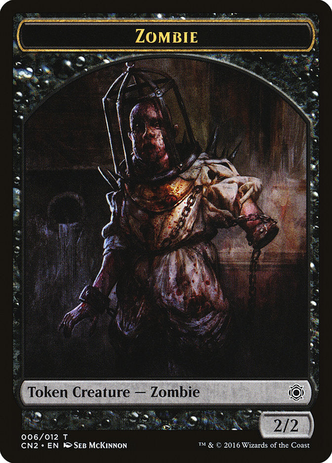 Zombie Token [Conspiracy: Take the Crown Tokens] | Golgari Games