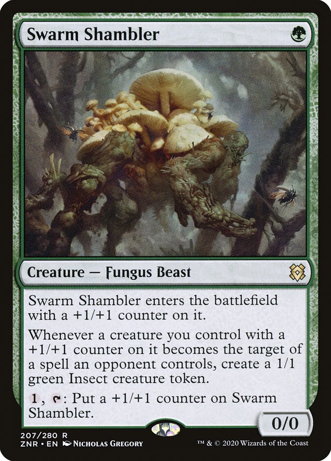 Swarm Shambler [Zendikar Rising] | Golgari Games