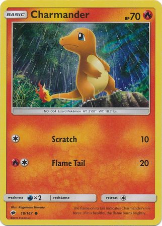 Charmander (18/147) (Premium Collection Promo) [Sun & Moon: Burning Shadows] | Golgari Games