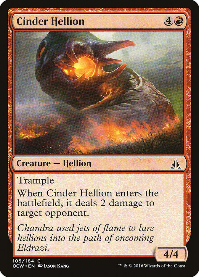 Cinder Hellion [Oath of the Gatewatch] | Golgari Games