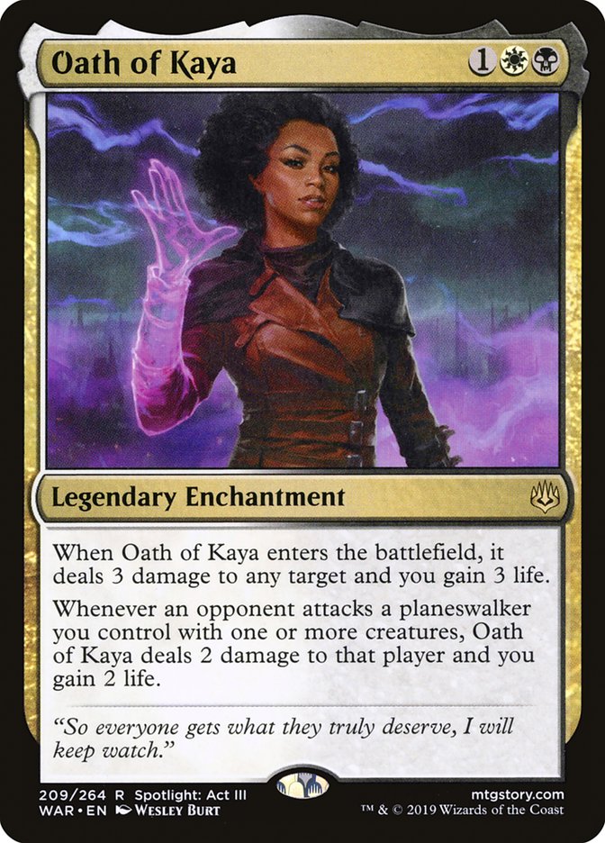 Oath of Kaya [War of the Spark] | Local Legends