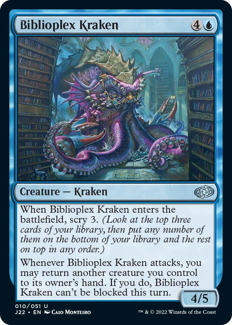 Biblioplex Kraken [Jumpstart 2022] | Local Legends
