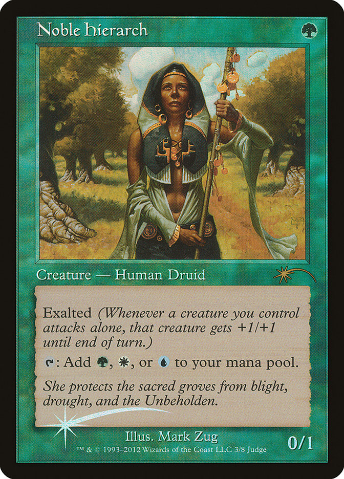 Noble Hierarch [Judge Gift Cards 2012] | Golgari Games