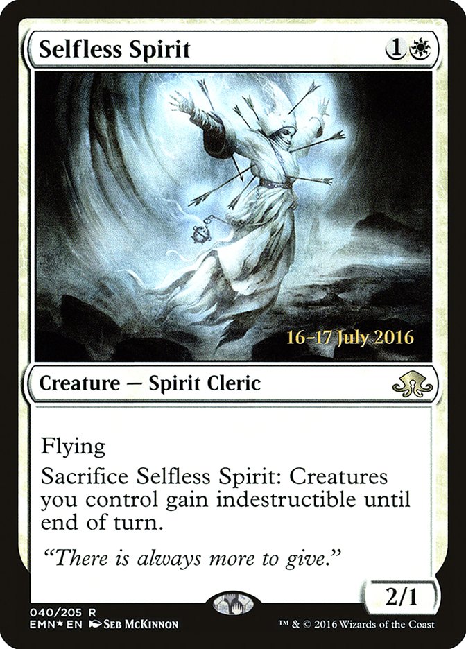 Selfless Spirit [Eldritch Moon Prerelease Promos] | Local Legends