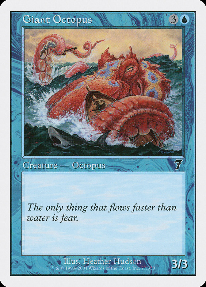 Giant Octopus [Seventh Edition] | Golgari Games