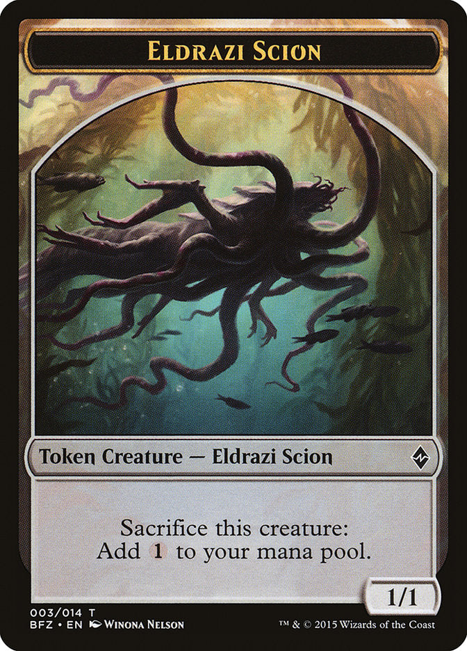 Eldrazi Scion Token (003/014) [Battle for Zendikar Tokens] | Golgari Games