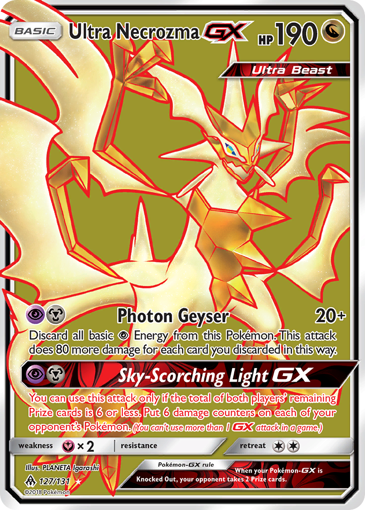 Ultra Necrozma GX (127/131) [Sun & Moon: Forbidden Light] | Golgari Games